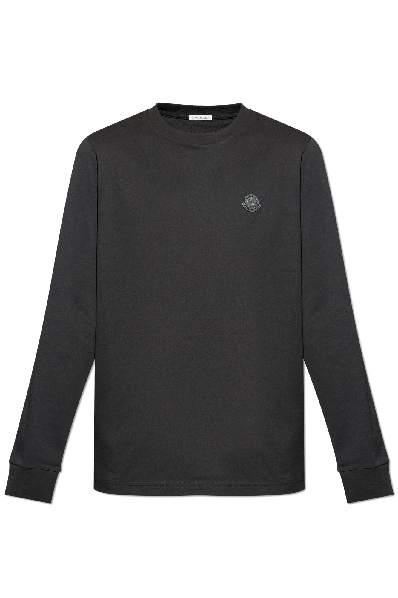 Czarny T-shirt z logo Moncler - Vitkac Polska